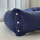 Protectie somn – Baby Nest Stars vafe albastru (1)